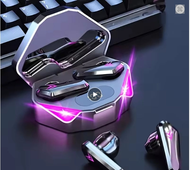 Fone de ouvido dobrável com design moderno e versátil